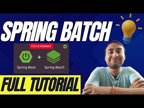 Spring Batch Complete Tutorial for Beginners | Why Every Java Dev Needs Spring Batch NOW ?