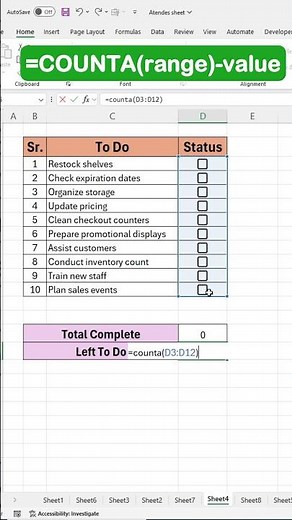 How to Make a To-Do List in Excel - Easy Tutorial
