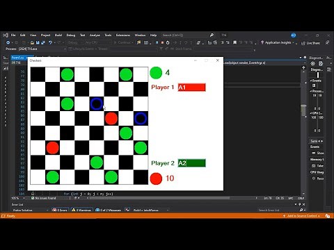 How to make checkers game in C#