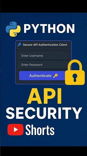 🔐 API Security GUI – Python FastAPI + JWT Auth (CustomTkinter App) #shortsfeed #shorts #python