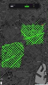 Real Map Implementation of DFS