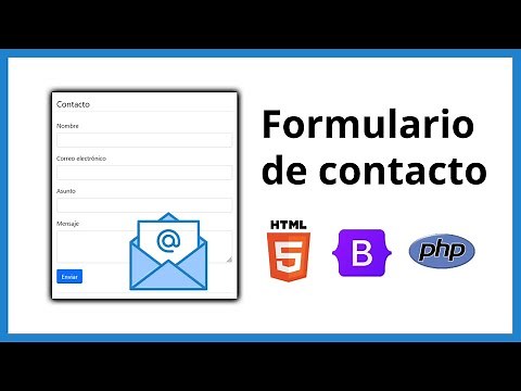 Crea un formulario de contacto para tu web