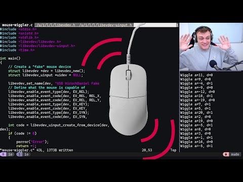 Coding a Mouse Jiggler in C