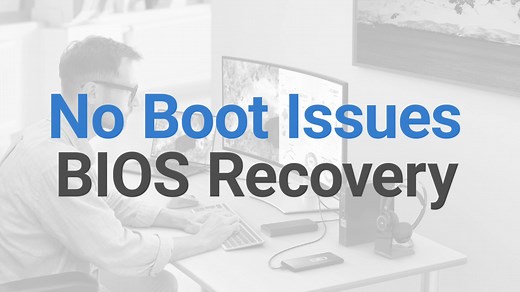 How to recover from booting issues using the BIOS Recovery Tool