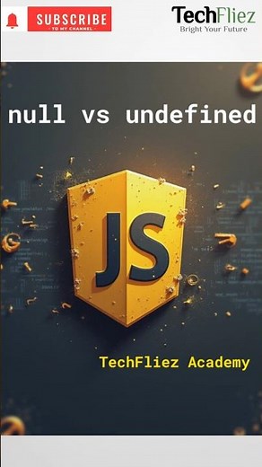Null vs Undefined in JavaScript 🤔 | Explained in 50 Seconds