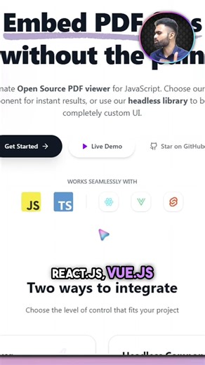 Working with PDFs inside web got easier 🔥 #html #ai #javascript #coding #webdevelopment