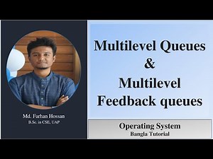 Multilevel Queues | Multilevel Feedback Queues | operating system | Bangla Tutorial