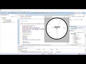 Analog Clock GUI Java