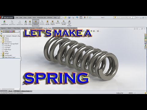 SPRING IN SOLIDWORKS
