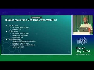 Introduction to WebRTC with libp2p - Daniel Norman