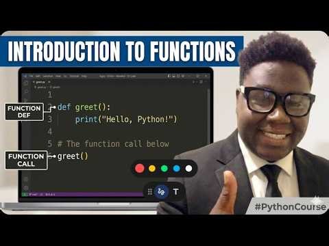 Introduction to Python Functions (Denfining and Calling functions)