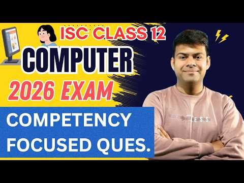 ISC Computer Science 2026 🚀 Competency Questions Practice Session | LIVE