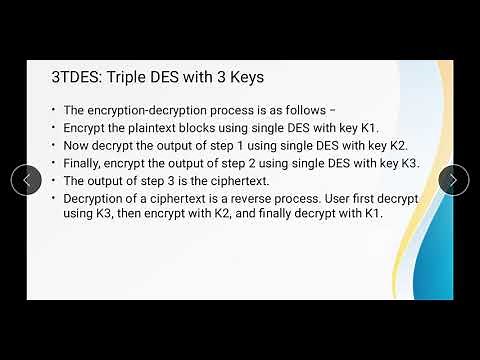 Triple DES Algorithm