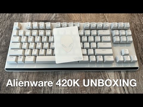 Alienware 420K Tenkeyless Keyboard UNBOXING