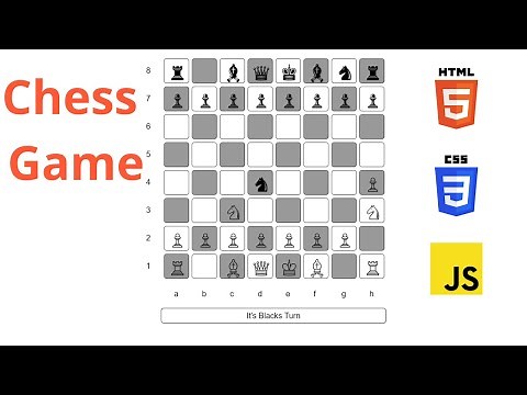 Chess Game using Html CSS and JavaScript