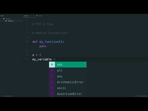 PEP8 Tips: Python Naming Conventions