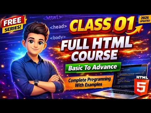 Class 01 | Full HTML Course (Basic To Advance)