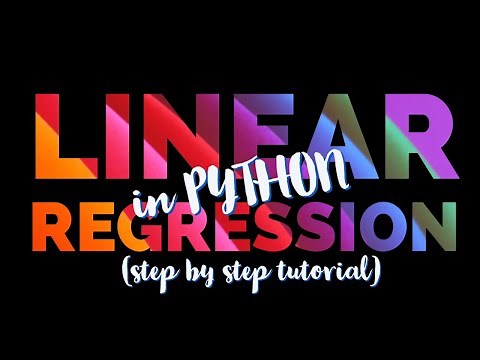 Linear Regression in sklearn / scikit-learn Python Tutorial