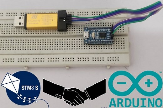 Programming STM8S Microcontrollers using Arduino IDE