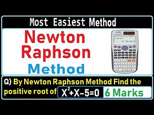 Newton Raphson Method using calculator | Numerical Solution