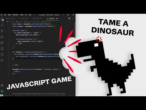 Built Chrome Dinosaur JavaScript Game in 15 minutes