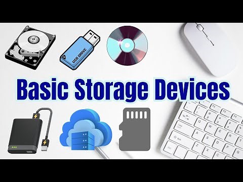 Basic Storage Devices Explained for Kids | Primary Computer Science Lesson | Tiny Tutors TV