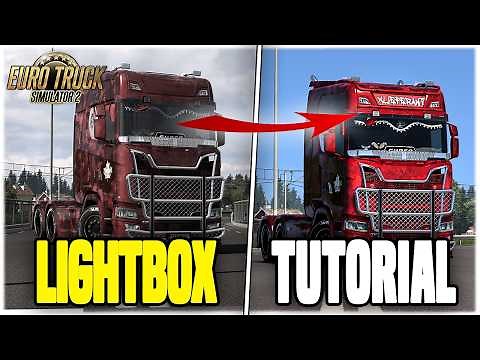 🔥HOW TO CREATE YOUR OWN LIGHTBOX🔥🚛 ETS2 Tutorial