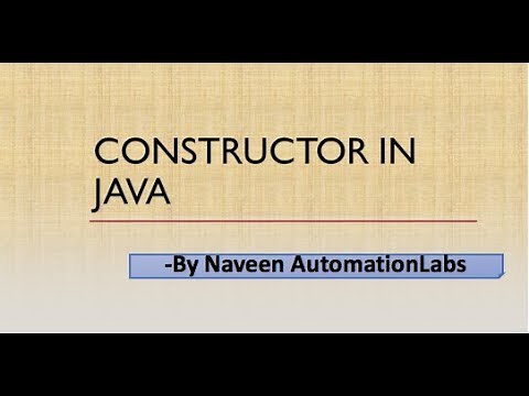 Constructor Concept and This Keyword in Java