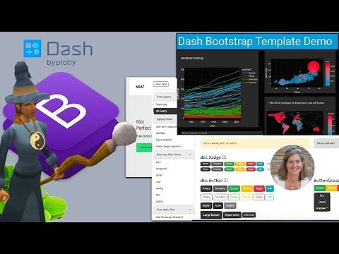 Dashboards with Dash Bootstrap Templates