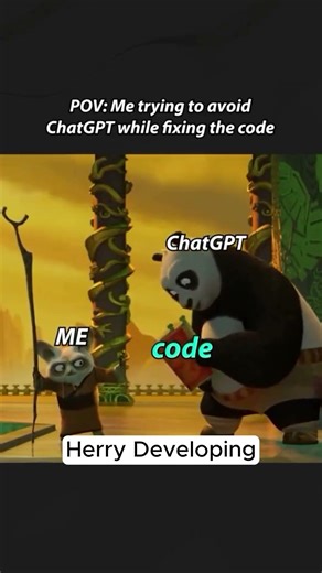 POV: Fixing Code Without ChatGPT 😭 #shorts #shortsvideo #ai #chatgpt #memes #ai #coding #funny