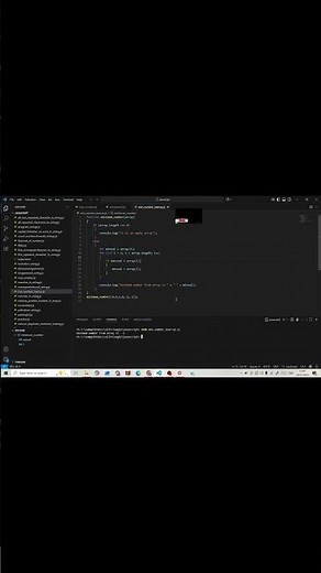 Find Minimum Number in Array using JavaScript short #coding #arrayinjavascript