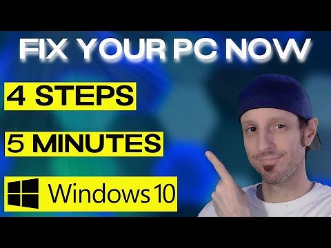 Make Your PC Run FASTER - 4 Easy Steps - Windows 10 (2025)