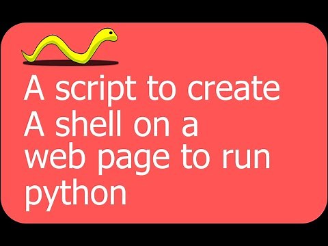 Use and interactive shell with Python on a web page (wordpress)