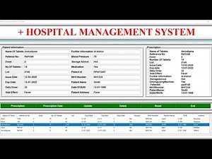 Hospital management system project in python with database | Mini project | Tkinter |#Hindi