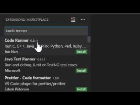 How to run code directly in Visual Studio Code using the CodeRunner Extension