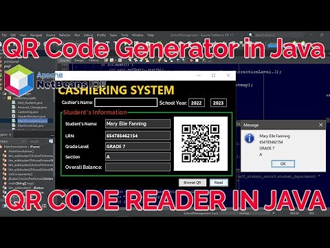 Java Programming - QR Code Generator and Reader - Generate and Read QR Code in JAVA