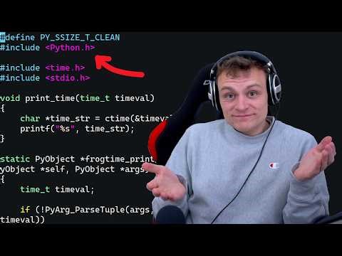 Make Python 100x Faster Using C - Build C Modules from Scratch
