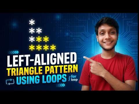 Left-Aligned Triangle Pattern | You've Been Printing Triangles WRONG All Along
