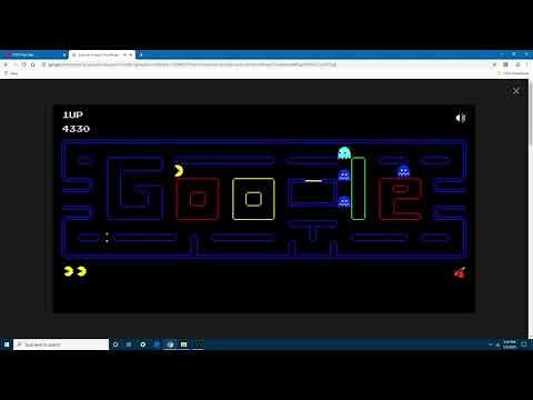 Pac-Man (Google's 30th Anniversary Version) Gameplay