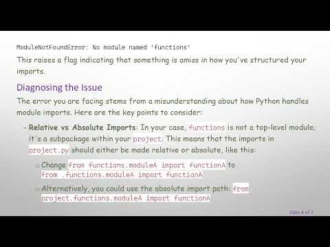 Structuring Your Python Packages: Tips for Project Organization