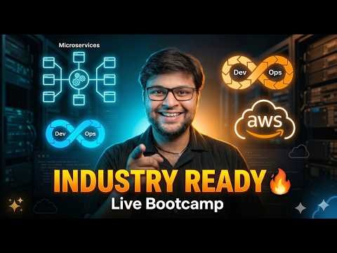 🔥Industry Ready MICROSERVICES + DEVOPS +CLOUD Live Bootcamp with Real world projects in Hinglish