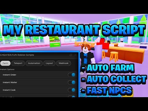[NEW BEST] My Restaurant! Script Pastebin - (ROBLOX) *Auto Farm* [Works on Mobile & PC]
