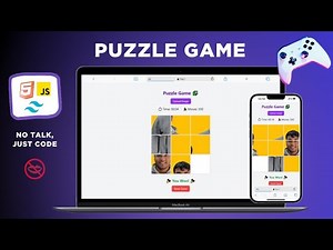 Build a DRAG & DROP Puzzle Game with JavaScript & Tailwind CSS – Full Tutorial!