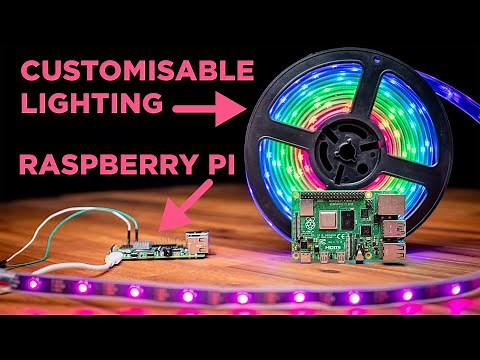 How To Use Addressable RGB WS2812B LED Strips With a Raspberry Pi Single Board Computer