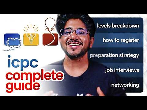 The ONLY ICPC Roadmap Video You Need | All About ICPC | Competitive Programming