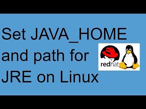 Set JAVA HOME and JRE path on Linux