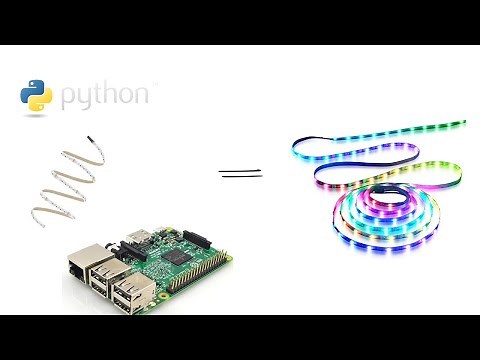 use Python to control WS2812b LED Strips with Raspberry Pi | complete tutorial