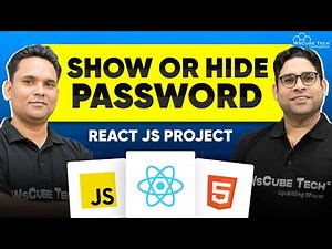 Show and Hide Password in React JS (Mini Project) | Learn React JS for Beginners