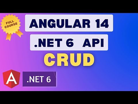 Angular 14 CRUD with .NET 6 Web API using Entity Framework Core - Full Course