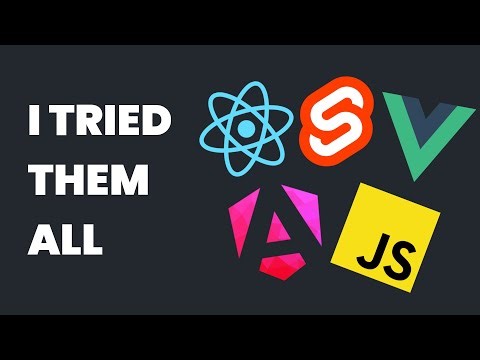 I Tested 5 JavaScript Frameworks So You Don't Have to